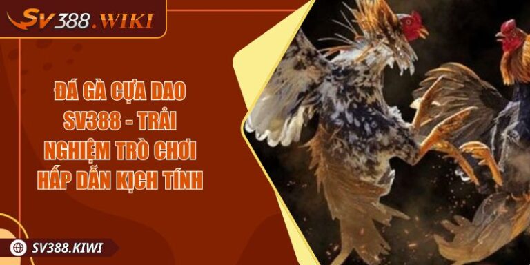 Đá Gà Cựa Dao SV388 - Trải Nghiệm Trò Chơi Hấp Dẫn Kịch Tính 9 Đá Gà Cựa Dao SV388 - Trải Nghiệm Trò Chơi Hấp Dẫn Kịch Tính